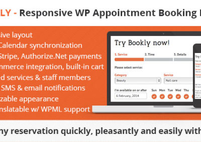 Bookly Booking Plugin For Only $5