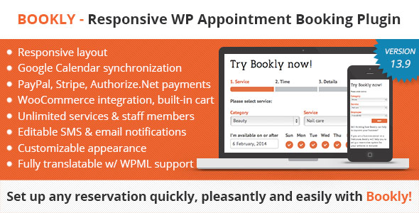 Bookly Booking Plugin For Only $5